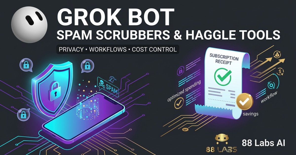 Grok Bot Spam Scrubbers and Haggle Bot: What Is Confirmed?