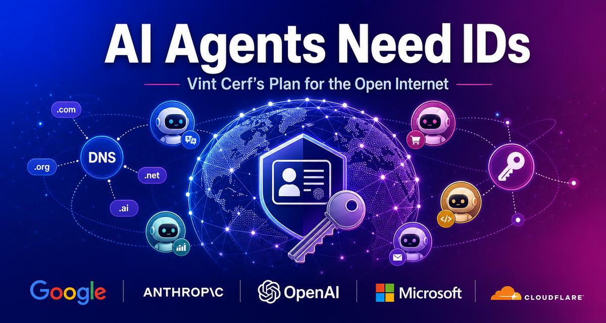Vint Cerf Wants to Give AI Agents an ID Card for the Open Internet