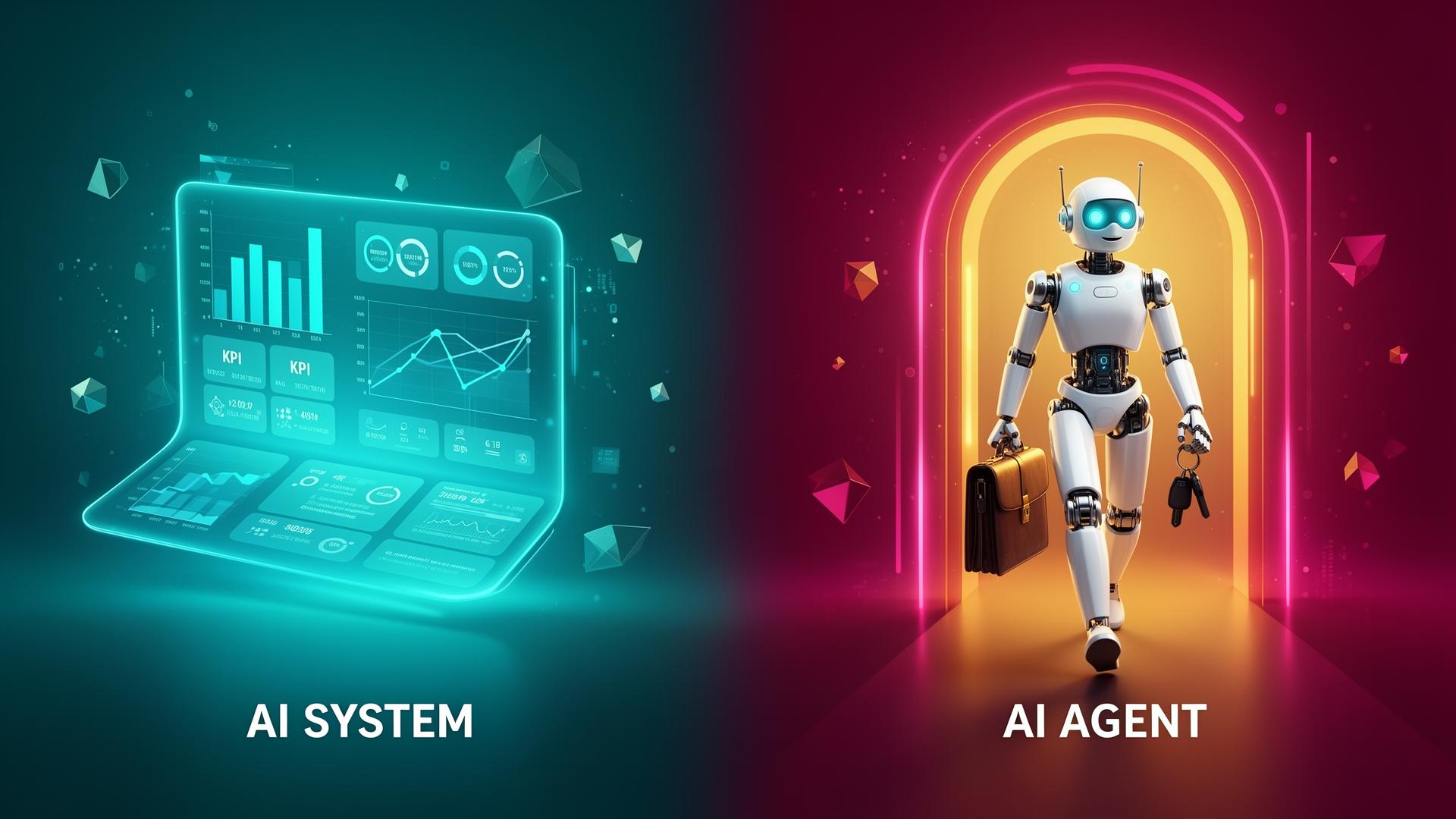 AI System vs AI Agent: Dashboard or Remote Employee?